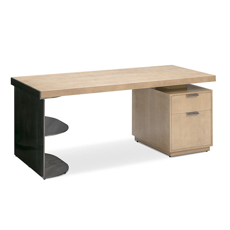 Modern Desk with Filing Cabinet