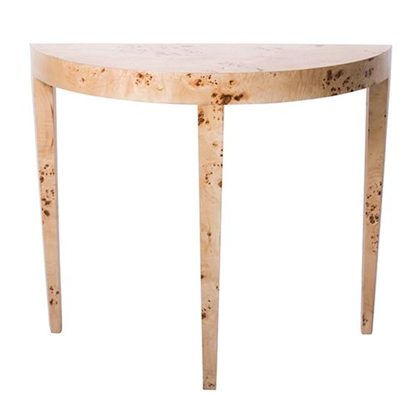 Chloe Burl Demilune Table