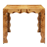 Olive Ash Wavy Game Table