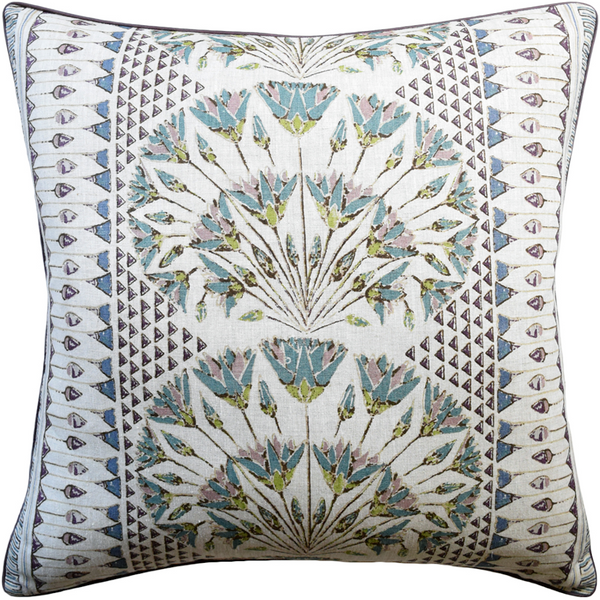 Cairo (Eggplant) 22" X 22" Pillow