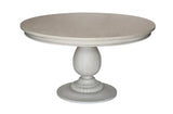 Charlotte Pedestal Table - Aged French Grey