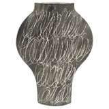 Ceramic Vase ‘Dal Negative Circles Black’