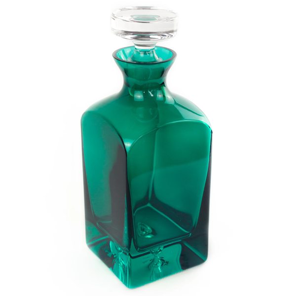 ESTELLE COLORED DECANTER {EMERALD GREEN}