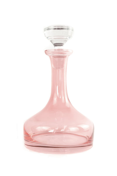 ESTELLE COLORED DECANTER- VOGUE {ROSE}