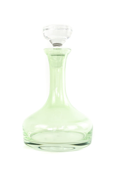 ESTELLE COLORED DECANTER- VOGUE {MINT GREEN}