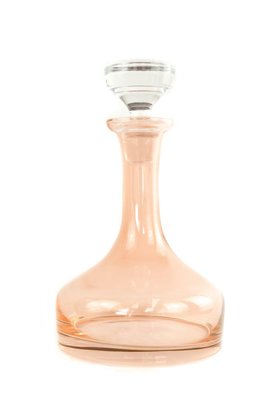 ESTELLE COLORED DECANTER- VOGUE {BLUSH PINK}