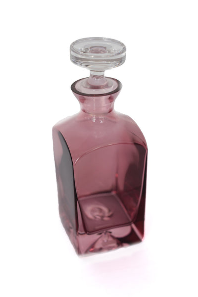 ESTELLE COLORED DECANTER-HERITAGE {ROSE}