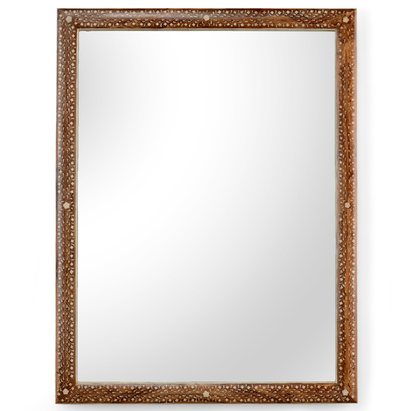 Hector Wood Bone Inlay Mirror