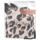 Leopard Microfiber Hair Towel by Kitsch