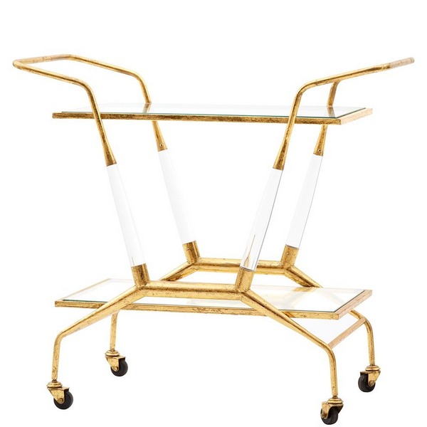 Jepson Bar Cart, Gold