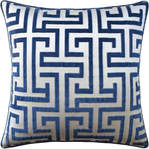 Ming Trail Navy 22" X 22" Pillow