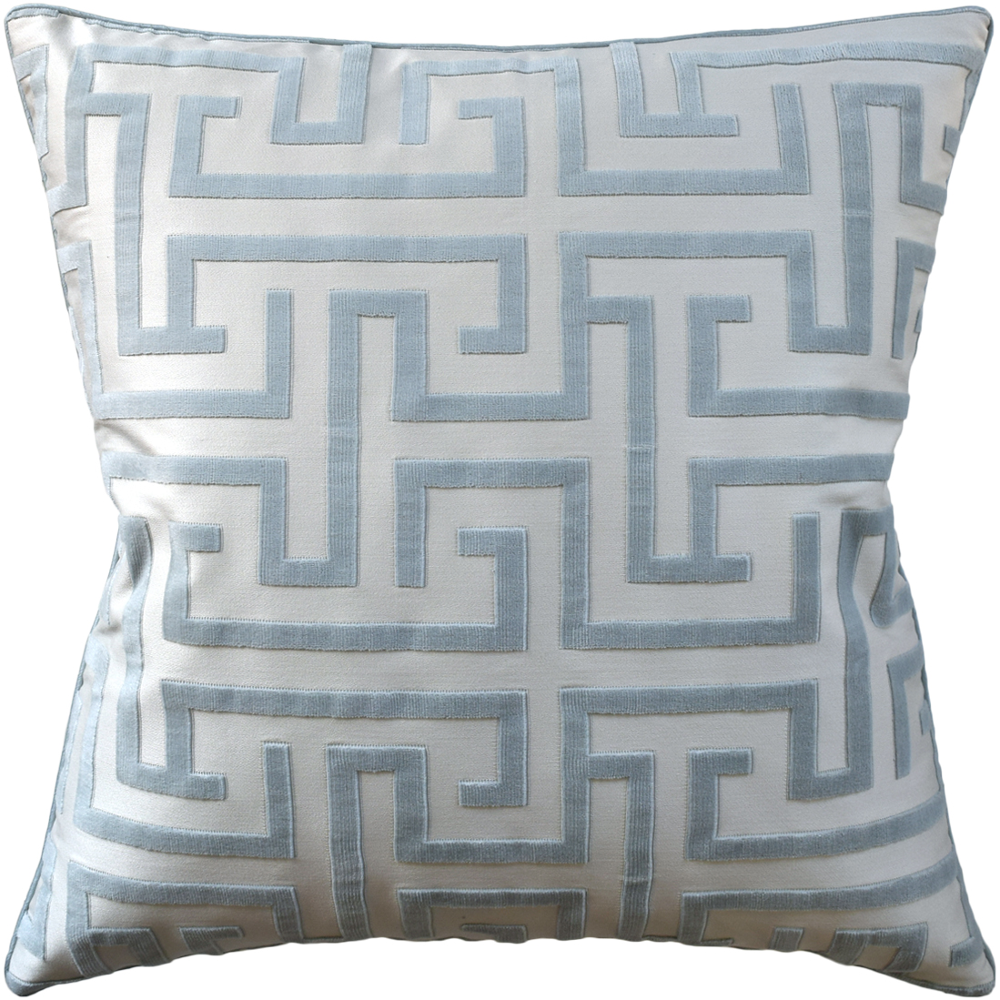 Ming Trail Robin's Egg 22" X 22" Pillow