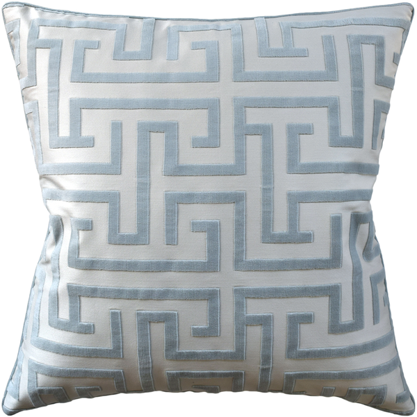 Ming Trail Robin's Egg 22" X 22" Pillow