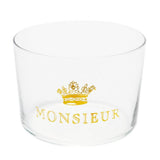 Glass Crown Monsieur Gold (Set of 4)