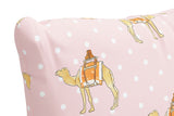 Gray Malin Decorative Pillow, Camel Dot Pink