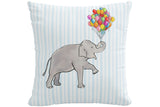 Gray Malin Decorative Pillow, Elephant Stripe Blue