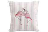 Gray Malin Decorative Pillow, Flamingo Stripe Pink