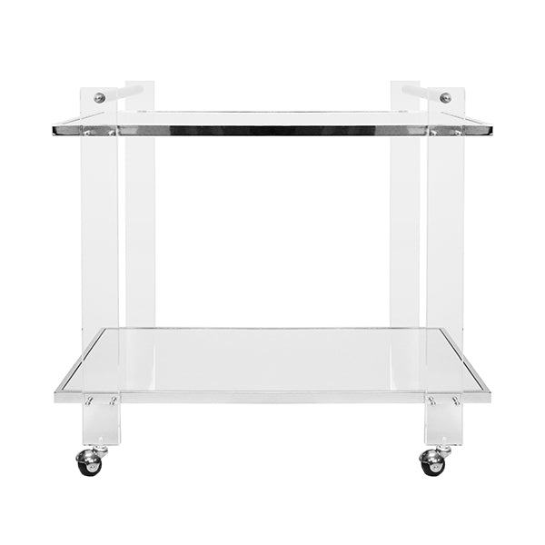 Staci Acrylic Bar Cart