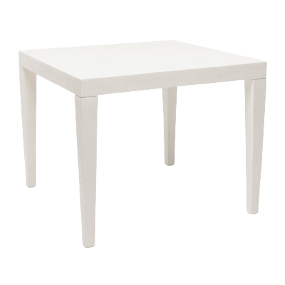 Shagreen Game Table White