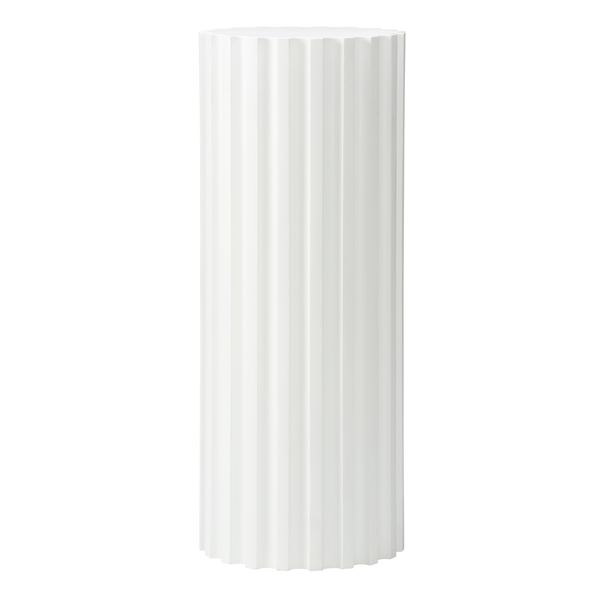 Tall Fluted Pedestal Table Custom Color Avail