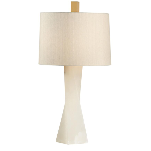 Twist Alabaster Large Table Lamp