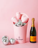 Veuve Clicquot Inspired Pink Champagne Bucket