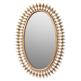 Wellington Mirror, Gold by Ashley Childers