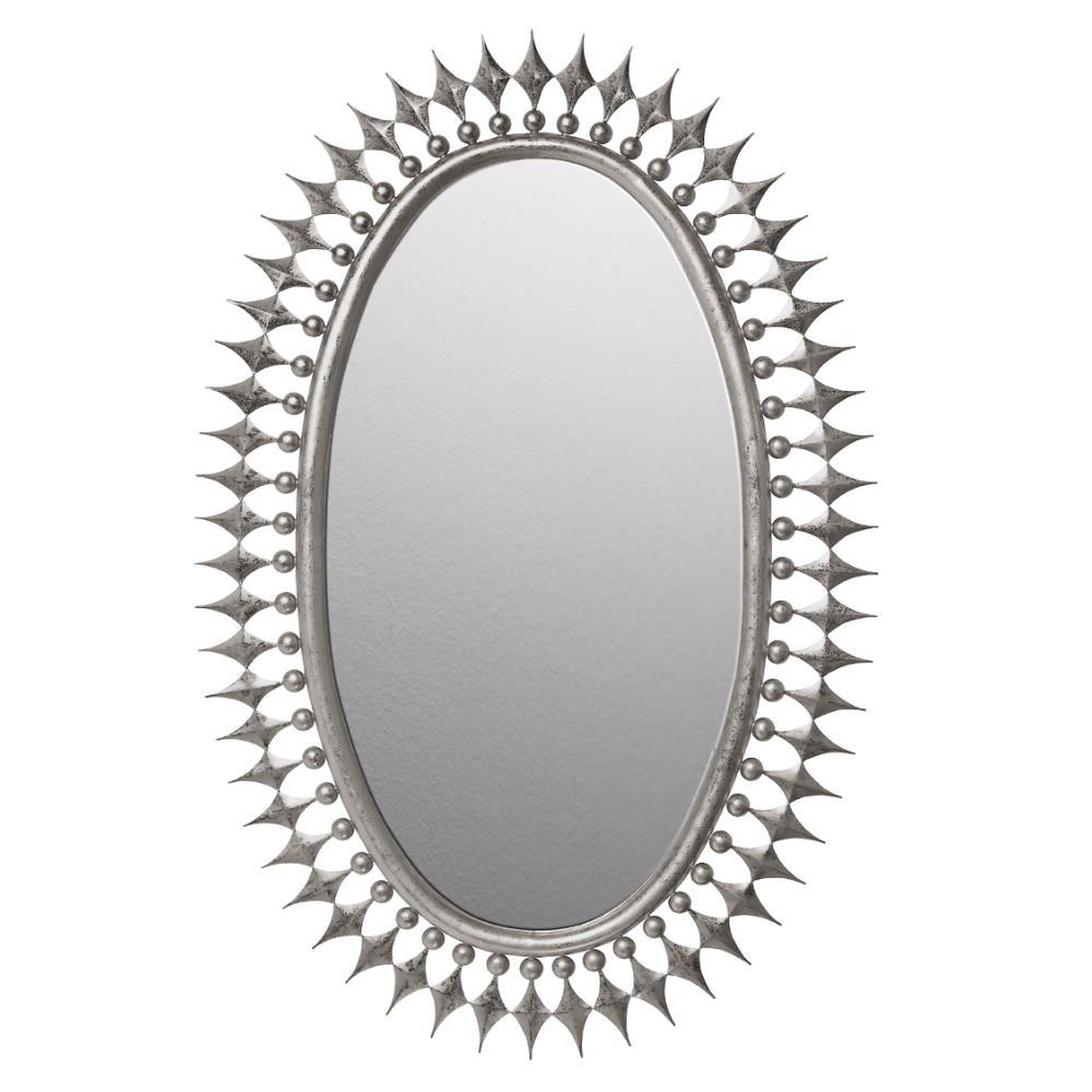 Emporium Home Stud Wellington Mirror, Silver