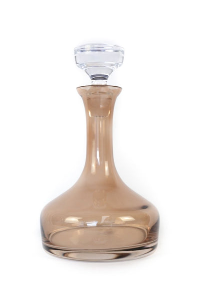 ESTELLE COLORED DECANTER- VOGUE {AMBER SMOKE}