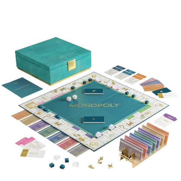 WS Game Company Monopoly Del Mar Shagreen Edition