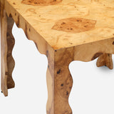 Olive Ash Wavy Game Table