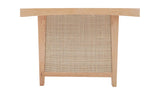 Cane Oak Rectangle Dining Table